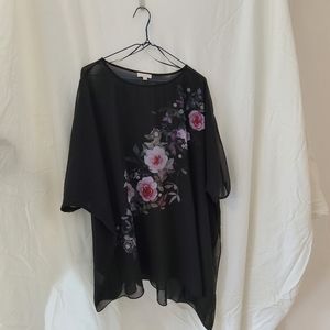 Chiffon Poncho, Laura, size SML